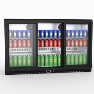 Under Bench Three Sliding Door Bar Cooler - Thermaster LG-330SC