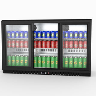 Under Bench Three Sliding Door Bar Cooler - Thermaster LG-330SC