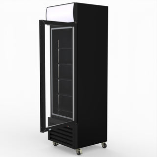 Thermaster Single Glass Door Colourbond Upright Drink Fridge LG-370BP