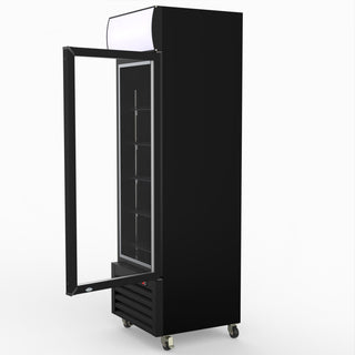 Thermaster Single Glass Door Colourbond Upright Drink Fridge LG-370BP