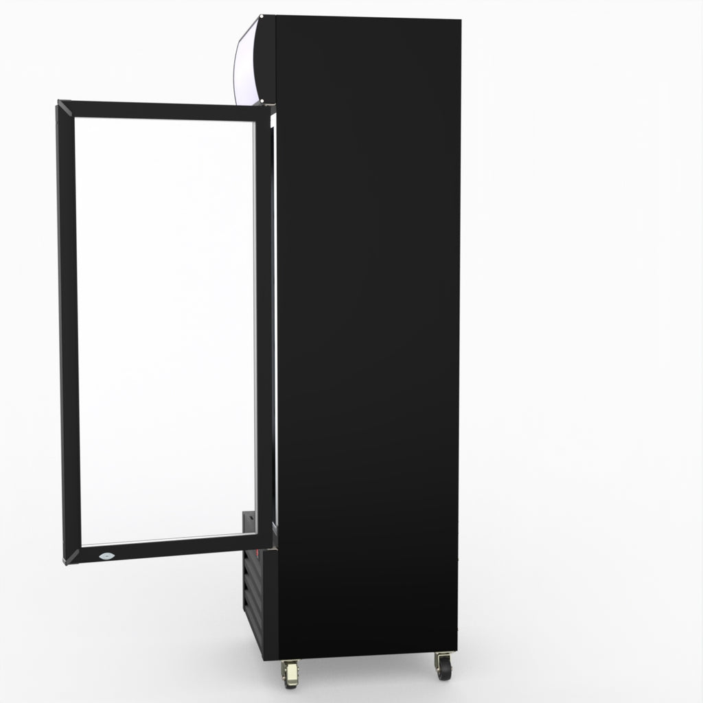 Thermaster Single Glass Door Colourbond Upright Drink Fridge LG-370BP