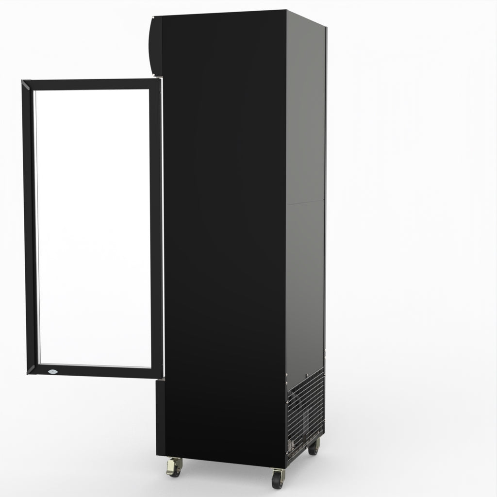 Thermaster Single Glass Door Colourbond Upright Drink Fridge LG-370BP