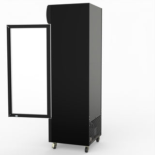 Thermaster Single Glass Door Colourbond Upright Drink Fridge LG-370BP