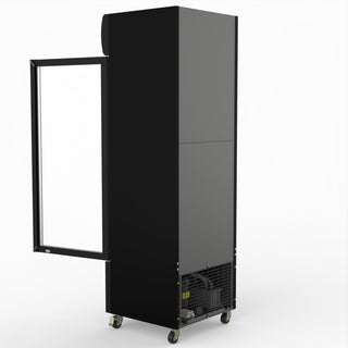 Thermaster Single Glass Door Colourbond Upright Drink Fridge LG-370BP
