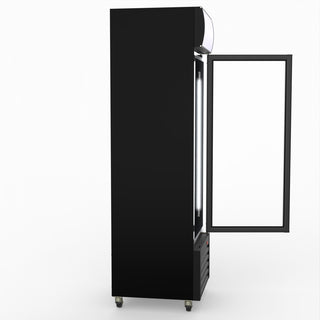 Thermaster Single Glass Door Colourbond Upright Drink Fridge LG-370BP