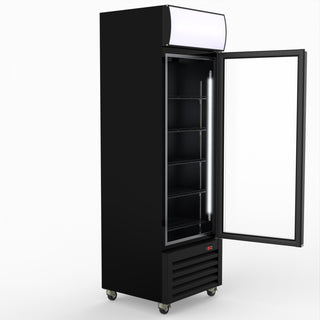 Thermaster Single Glass Door Colourbond Upright Drink Fridge LG-370BP
