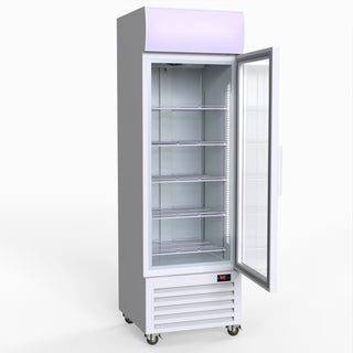 370L Single Glass Door Colourbond Upright Drink Fridge - Thermaster LG-370P