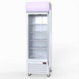 370L Single Glass Door Colourbond Upright Drink Fridge - Thermaster LG-370P