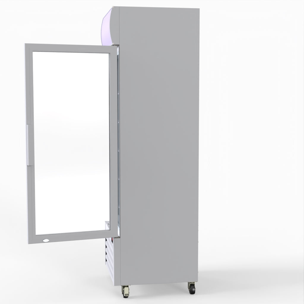 Thermaster Single Glass Door Colourbond Upright Drink Fridge - LG-370P