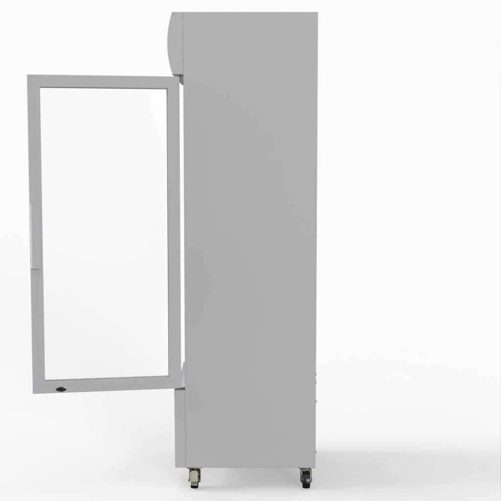 Thermaster Single Glass Door Colourbond Upright Drink Fridge - LG-370P