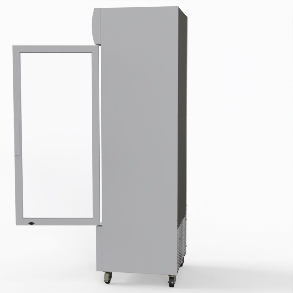 Thermaster Single Glass Door Colourbond Upright Drink Fridge - LG-370P
