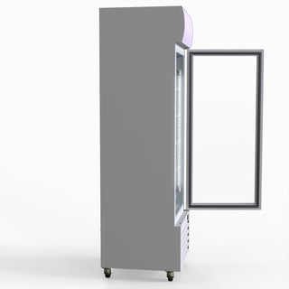 370L Single Glass Door Colourbond Upright Drink Fridge - Thermaster LG-370P