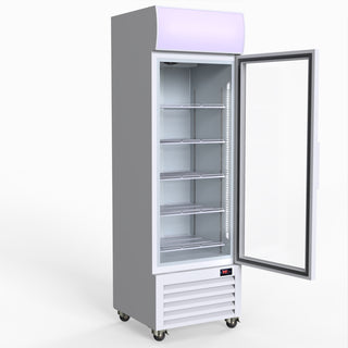 370L Single Glass Door Colourbond Upright Drink Fridge - Thermaster LG-370P