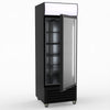 Thermaster 540L Single Glass Door Black Colourbond Upright Drink Fridge LG-540BP