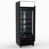 Thermaster 540L Single Glass Door Black Colourbond Upright Drink Fridge LG-540BP