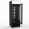 Thermaster 540L Single Glass Door Black Colourbond Upright Drink Fridge LG-540BP