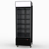 Thermaster 540L Single Glass Door Black Colourbond Upright Drink Fridge LG-540BP
