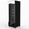 Thermaster 540L Single Glass Door Black Colourbond Upright Drink Fridge LG-540BP