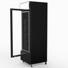 Thermaster 540L Single Glass Door Black Colourbond Upright Drink Fridge LG-540BP