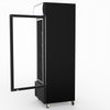 Thermaster 540L Single Glass Door Black Colourbond Upright Drink Fridge LG-540BP