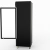 Thermaster 540L Single Glass Door Black Colourbond Upright Drink Fridge LG-540BP