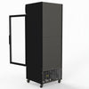 540L Single Glass Door Black Colourbond Upright Drink Fridge - Thermaster LG-540BP