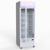 Thermaster 540L Single Glass Door Colourbond Upright Drink Fridge White LG-540P