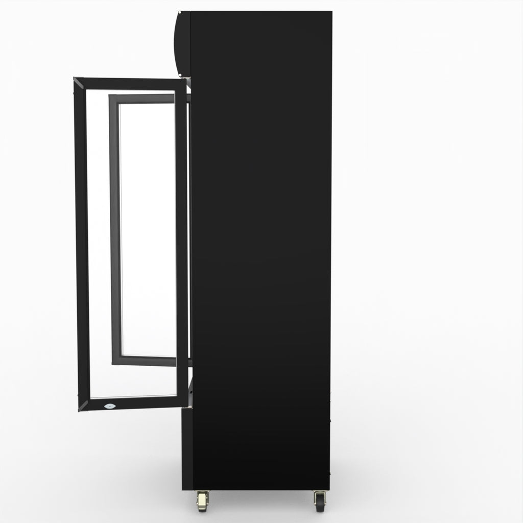 Thermaster Double Glass Door Colourbond Upright Drink Fridge LG-580BP