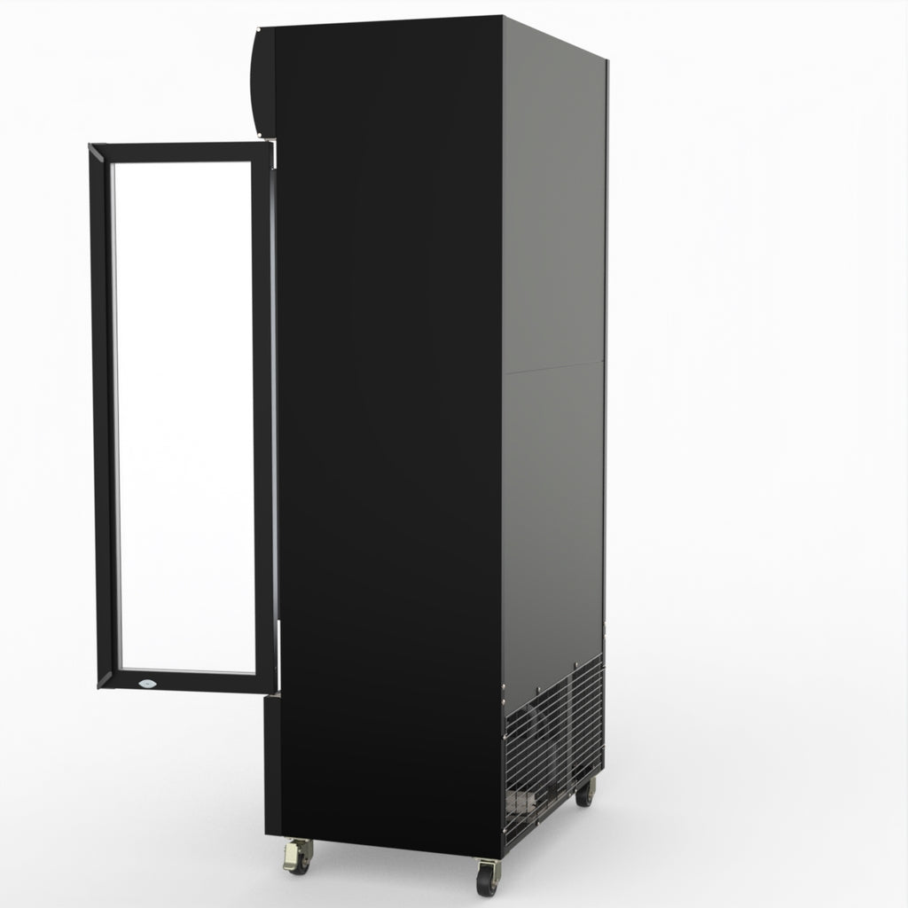 Thermaster Double Glass Door Colourbond Upright Drink Fridge LG-580BP