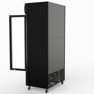 Thermaster Double Glass Door Colourbond Upright Drink Fridge LG-580BP