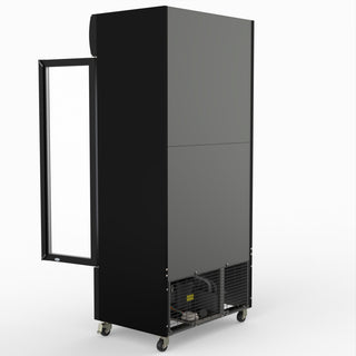 Thermaster Double Glass Door Colourbond Upright Drink Fridge LG-580BP