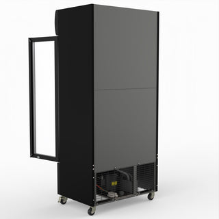 Thermaster Double Glass Door Colourbond Upright Drink Fridge LG-580BP