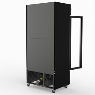 Thermaster Double Glass Door Colourbond Upright Drink Fridge LG-580BP
