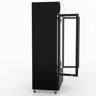 Thermaster Double Glass Door Colourbond Upright Drink Fridge LG-580BP
