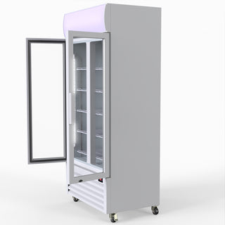 580L Double Glass Door Colourbond Upright Drink Fridge - Thermaster LG-580P