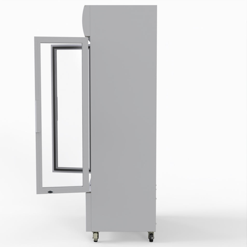 580L Double Glass Door Colourbond Upright Drink Fridge - Thermaster LG-580P