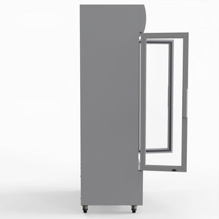 580L Double Glass Door Colourbond Upright Drink Fridge - Thermaster LG-580P