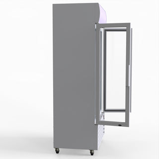 580L Double Glass Door Colourbond Upright Drink Fridge - Thermaster LG-580P