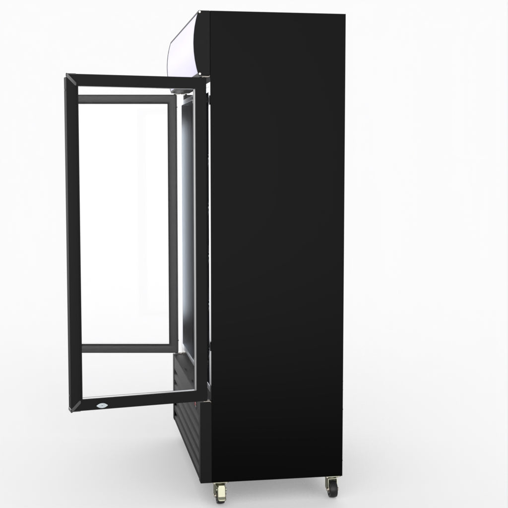 Thermaster Two Glass Door Colourbond Upright Drink Fridge LG-730BP