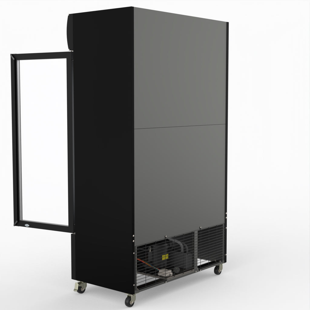 Thermaster Two Glass Door Colourbond Upright Drink Fridge LG-730BP