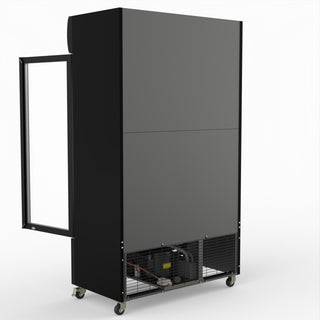 Thermaster Two Glass Door Colourbond Upright Drink Fridge LG-730BP