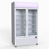 730L Two Glass Door Colourbond Upright Drink Fridge - Thermaster LG-730P