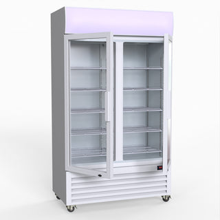 730L Two Glass Door Colourbond Upright Drink Fridge - Thermaster LG-730P