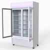 Thermaster 730L Two Glass Door Colourbond Upright Drink Fridge LG-730P