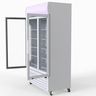 730L Two Glass Door Colourbond Upright Drink Fridge - Thermaster LG-730P