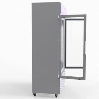 730L Two Glass Door Colourbond Upright Drink Fridge - Thermaster LG-730P