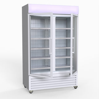 800L Upright Double Glass Door Freezer – - Thermaster LG-800PF