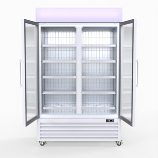 800L Upright Double Glass Door Freezer – - Thermaster LG-800PF