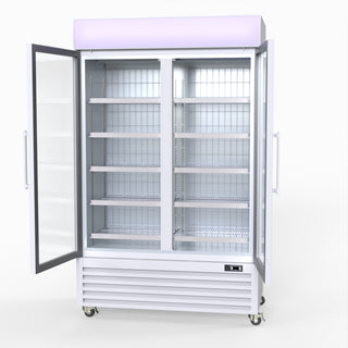 800L Upright Double Glass Door Freezer – - Thermaster LG-800PF