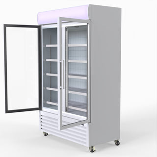 800L Upright Double Glass Door Freezer – - Thermaster LG-800PF